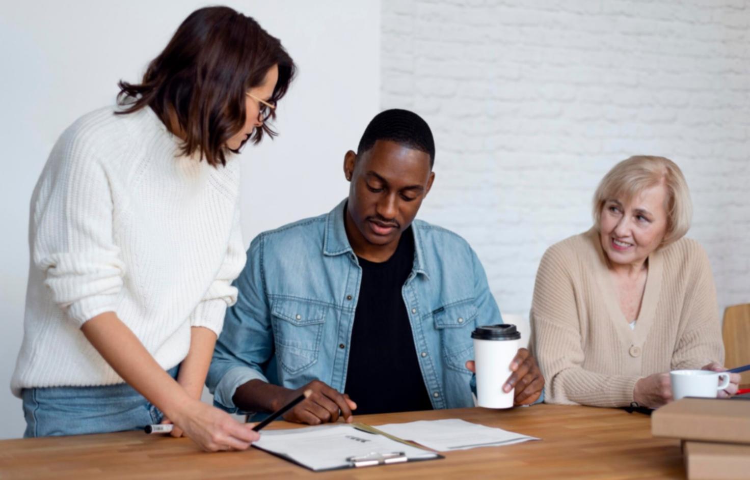 Beratungsgespräch mit Kunden